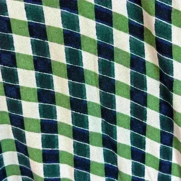 AVA VIV Dress Women’s Size 1X Black/Green/Cream Checked - Picture 4 of 8